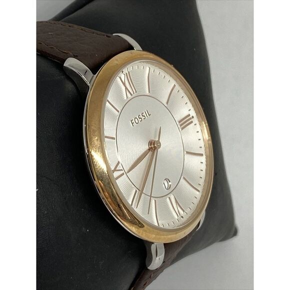 Fossil Jacqueline ES3739 Women's Brown Leather Analog Dial Quartz Watch NO125 - Picture 3 of 10